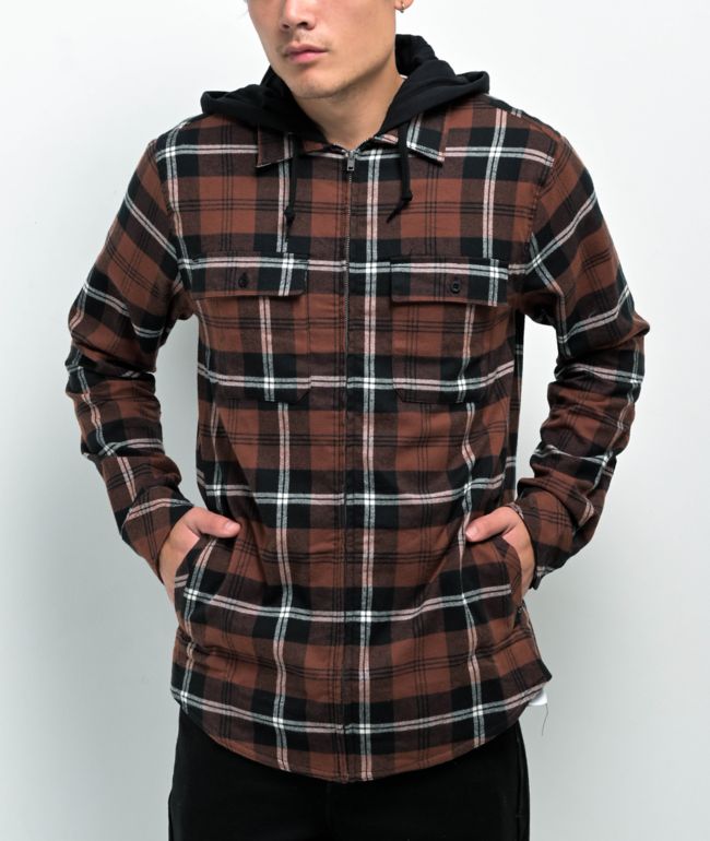 Hooded shirts 2025 mens online