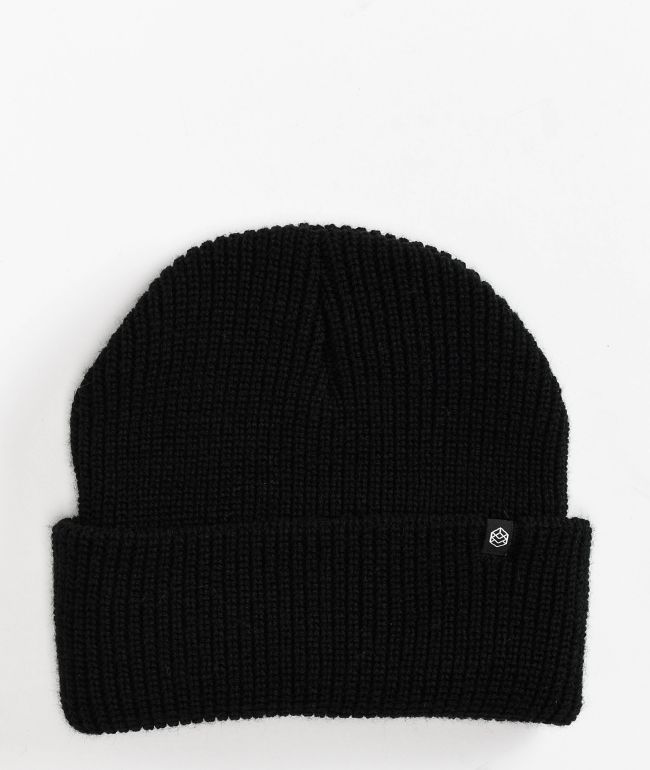 Zine Essential Black Beanie | Zumiez