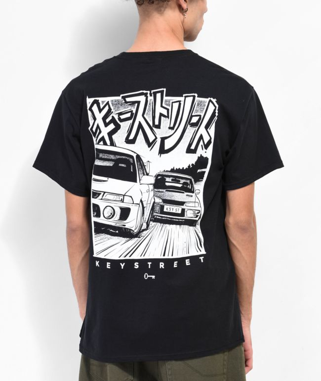 Key Street Versus 3 Black T-Shirt - Key Street