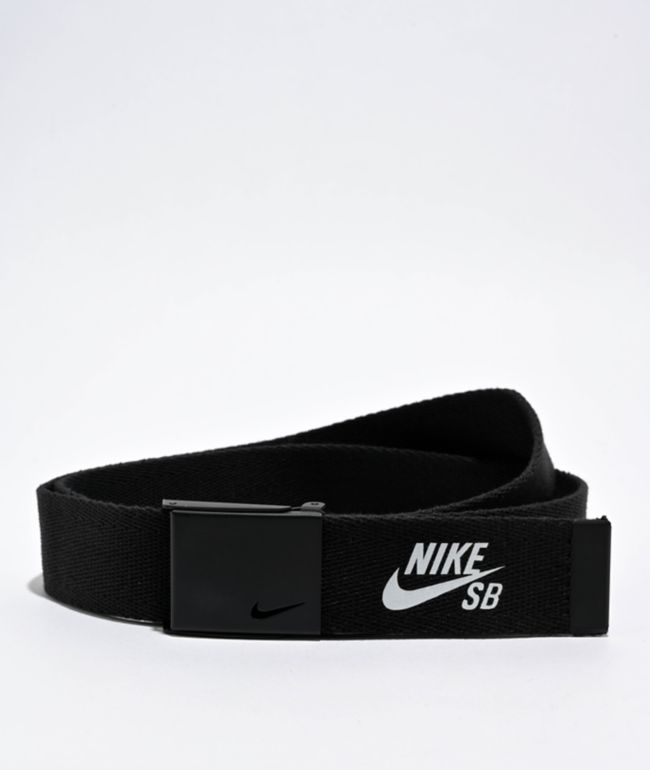 Nike Black Web Belt | Zumiez