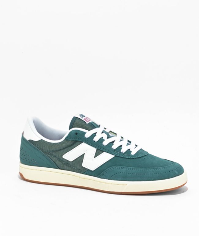 New Balance Numeric 574 Spruce White Skate Shoes Zumiez