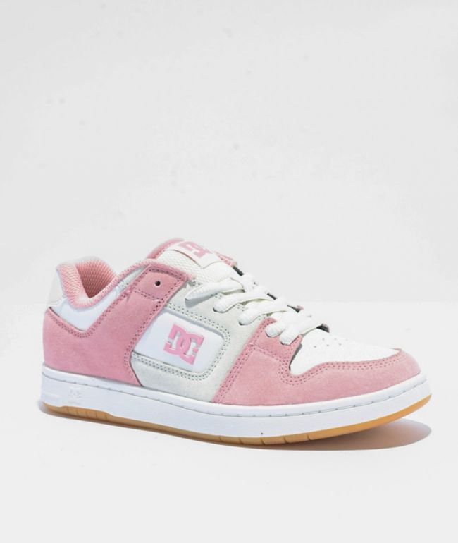 DC Shoes Manteca 4 Pink & White Skate Shoes - DC