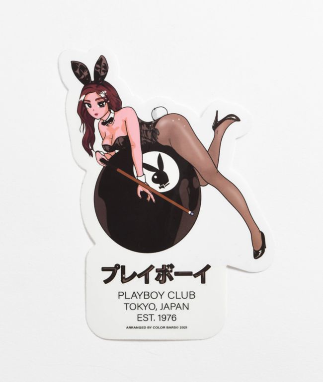 Color Bars x Playboy 8 Ball Sticker - Color Bars