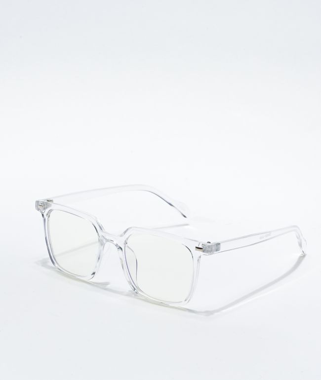 Square blue 2024 light glasses