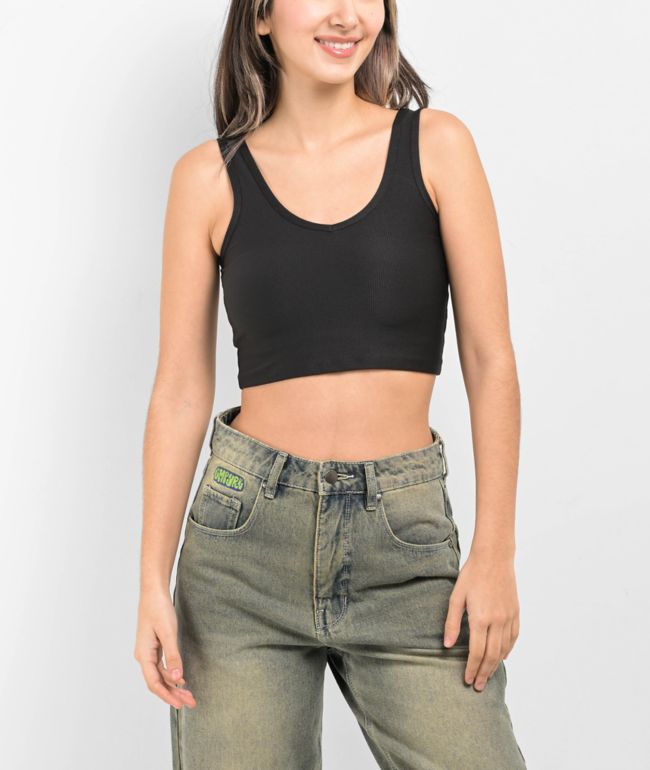 Sheena Crop Tank  Tank, American girl matching, Ribbed tank tops