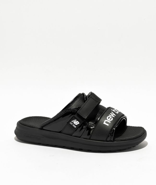 New Balance 200N Black Slide Sandals Zumiez