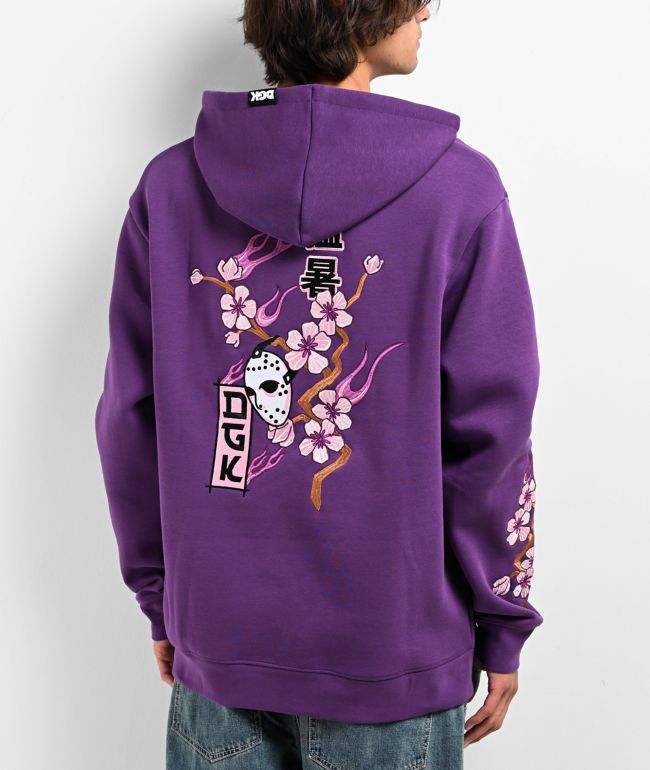 DGK Fire Blossom Purple Hoodie - DGK