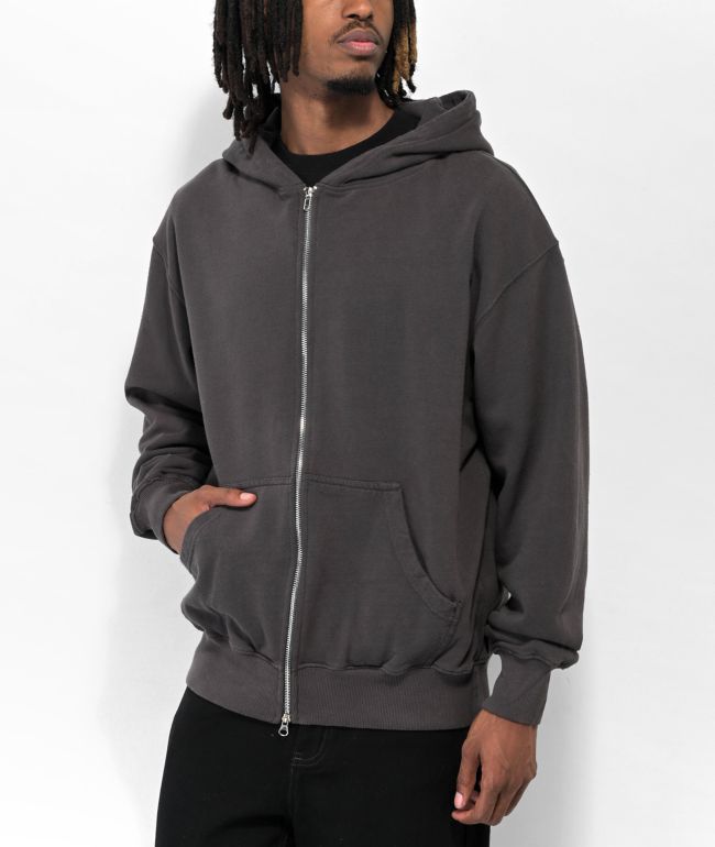 A.LAB Goose Law Dark Green Zip Hoodie