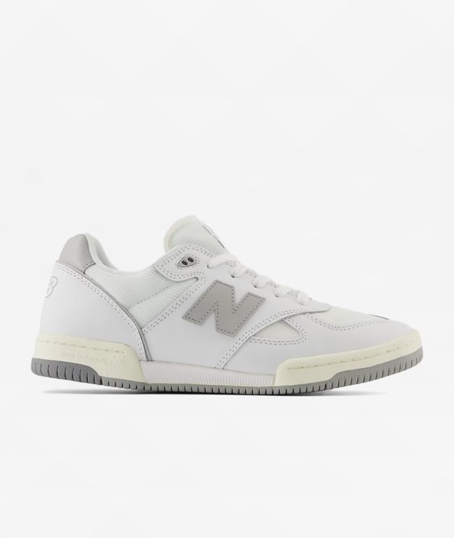 New Balance Numeric 600 Beige & Gum Skate Shoes | Zumiez