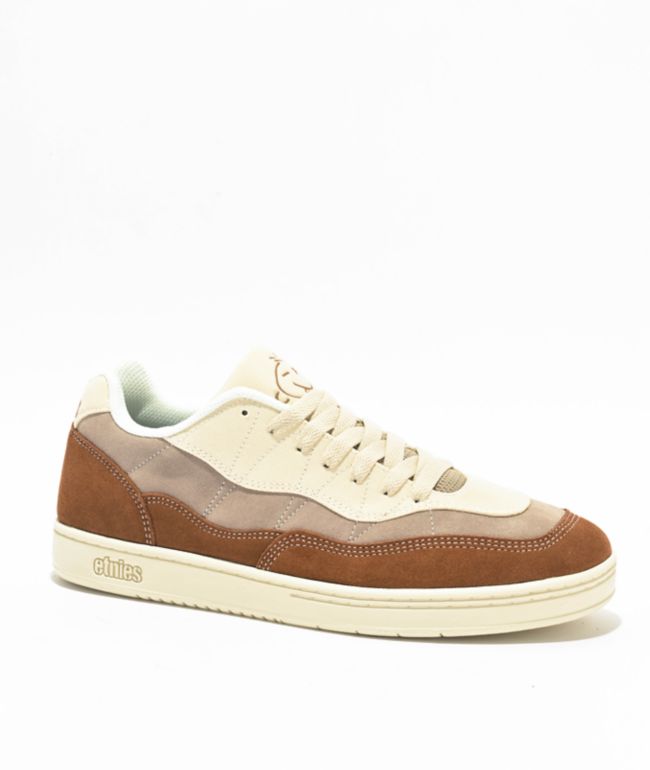 etnies Snake Tan, Brown & Grey Skate Shoes - etnies