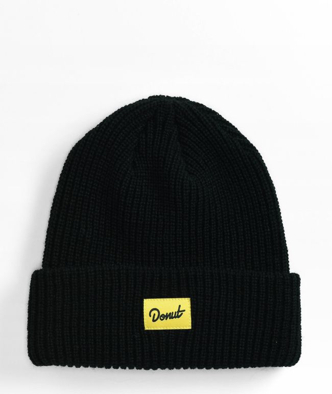 Donut Logo Black Beanie - Donut