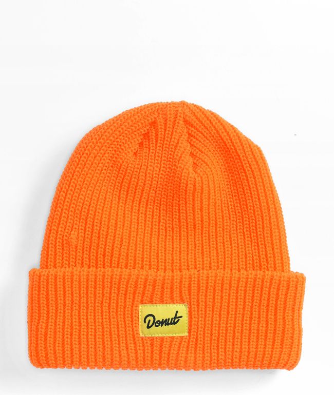 Donut Logo Orange Beanie - Donut