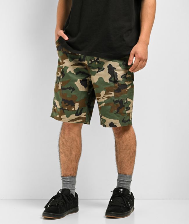 Empyre Cargo Loose Fit Camo Skate Shorts - Empyre