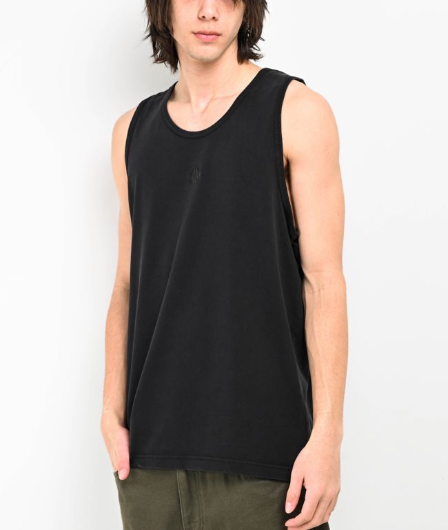 Black Fringe Tank Top Men - Fringe Sleeveless Shirt