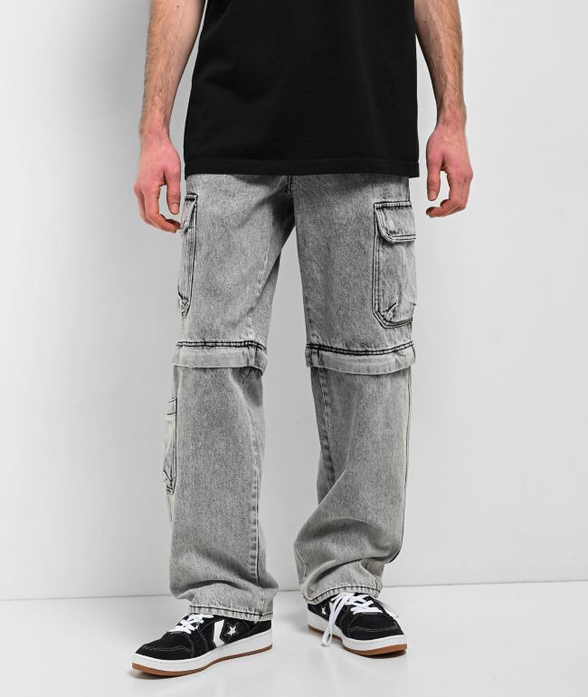 Empyre Ultra Loose Fit Schmutz Black Wash Skate Jeans
