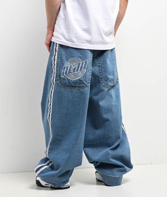 A.LAB Stripe Rave Blue Jeans - A.LAB