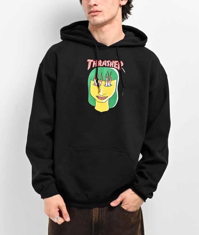 Hoodie thrasher clearance green