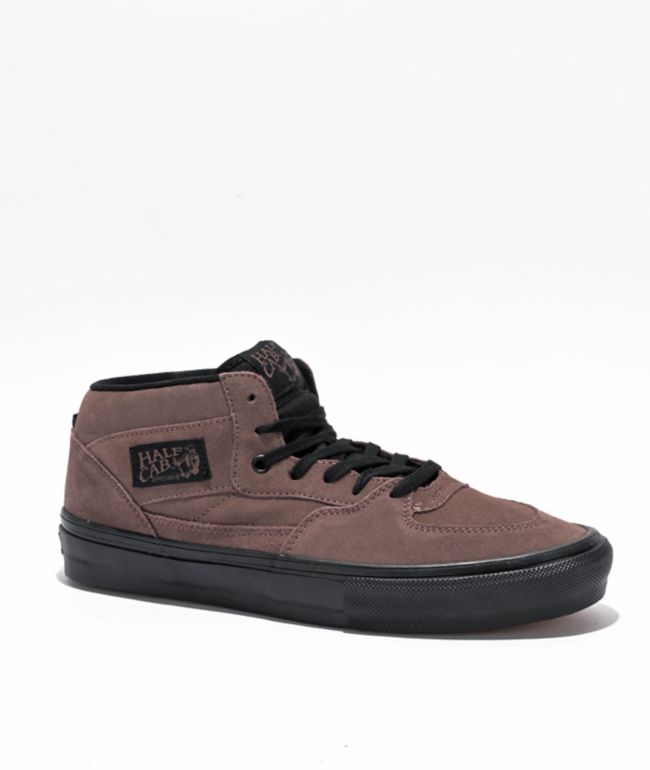 Vans Half Cab Taupe & Black Skate Shoes - Vans