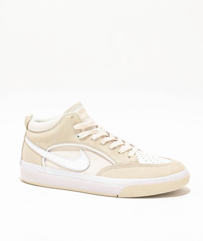 Nike SB Leo React Phantom & Summit White Skate Shoes - Nike