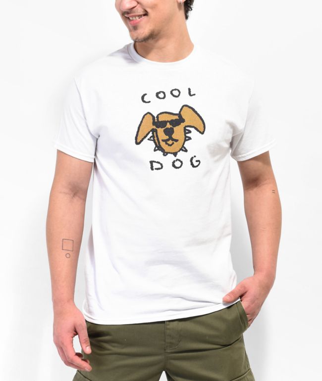 A.LAB Cool Dog White T-Shirt - A.LAB