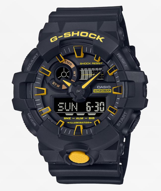 G Shock B2100CY Watch in Black Shock Yellow END Clothing