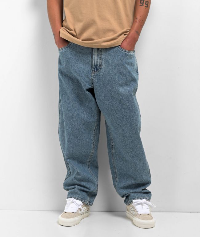 Empyre Blake Blue Wash Ultra Loose Skate Jeans - Empyre