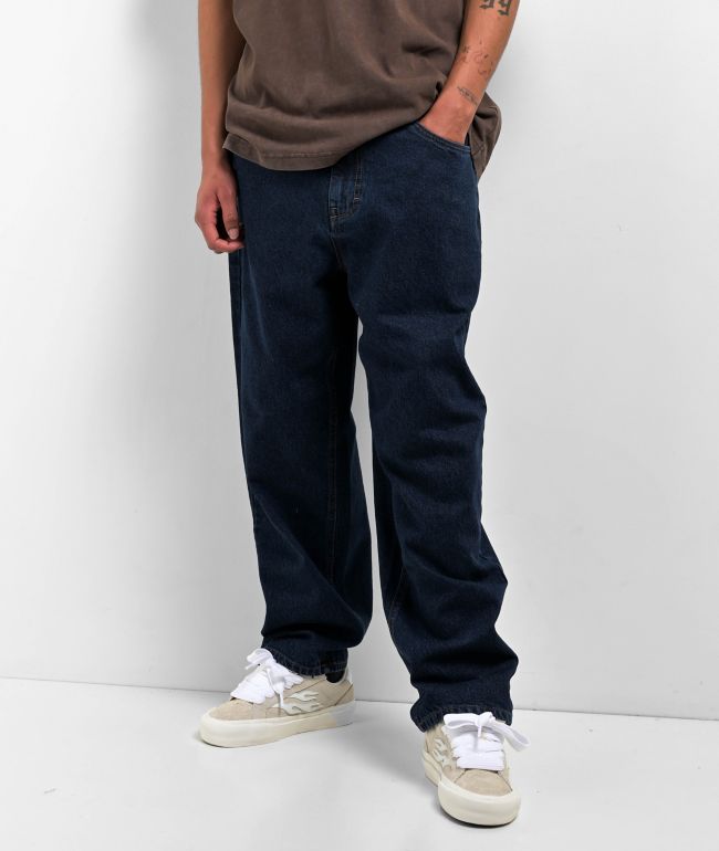Empyre Ultra Loose Fit Evening Dark Blue Jeans - Empyre