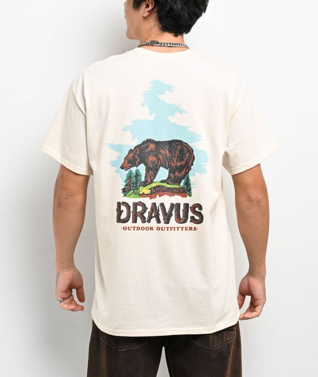 Dravus Bearly Vintage Natural T-Shirt - Dravus