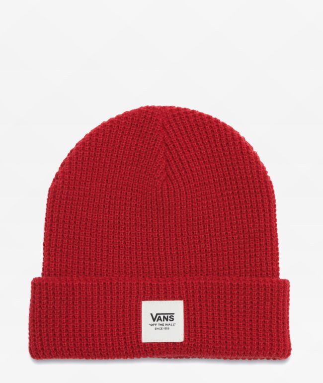 Vans Waffle Red Beanie  - Vans