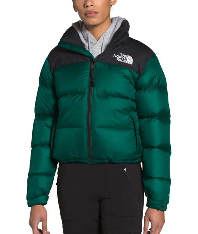 The North Face Womens 1996 Retro Nuptse Evergreen Puffer Jacket - The North Face