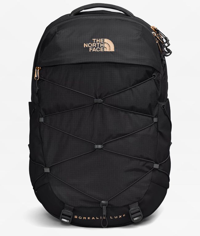 The North Face Borealis Summit Gold Black Backpack Zumiez