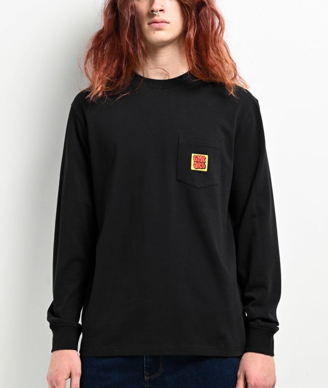Empyre Hammer Time Black Long Sleeve Pocket T-Shirt - Empyre