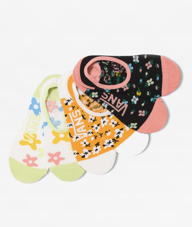 Vans Best Me Canoodle Lime Sherbet 3 Pack No Show Socks - Vans