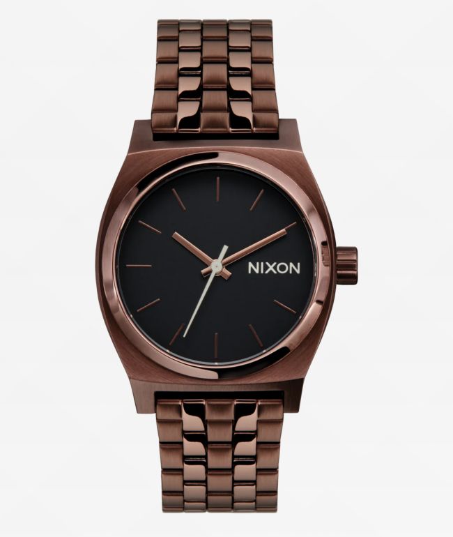 Nixon Medium Time Teller Silver, Indigo & Denim Analog Watch Nixon Medium Time Teller Silver, Indigo & Denim Analog Watch