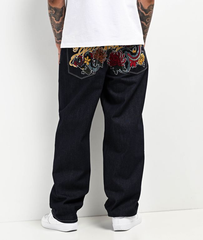 Ninth Hall Ambush Dragon Raw Indigo Denim Loose Fit Jeans - Ninth Hall