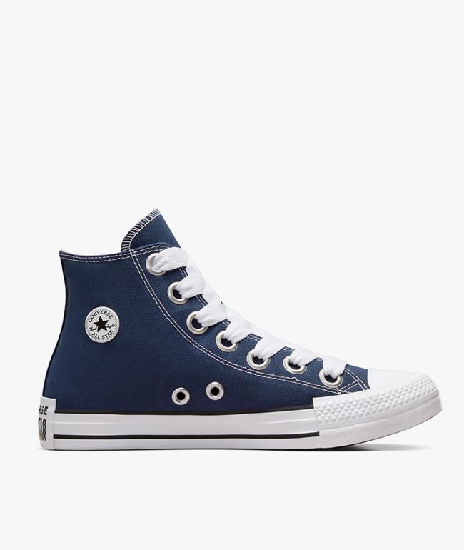 Converse Chuck Taylor All Star Kidult Lift Blue High Top Shoes Zumiez