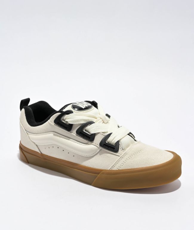 Vans Knu Skool Gum Bumper Black Shoes | Zumiez