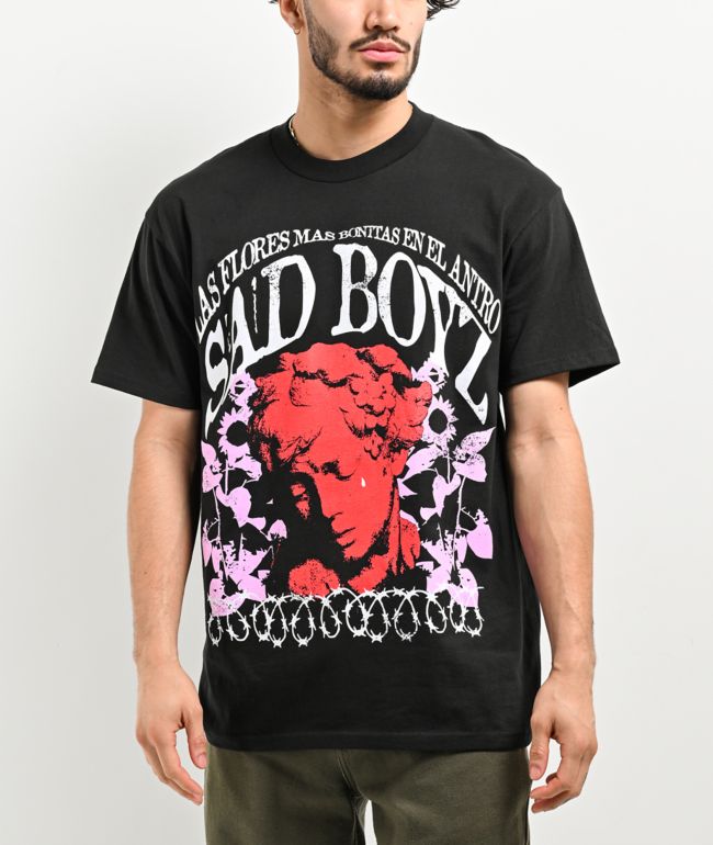 SAD BOYZ by Junior H Skull Black T Shirt Zumiez
