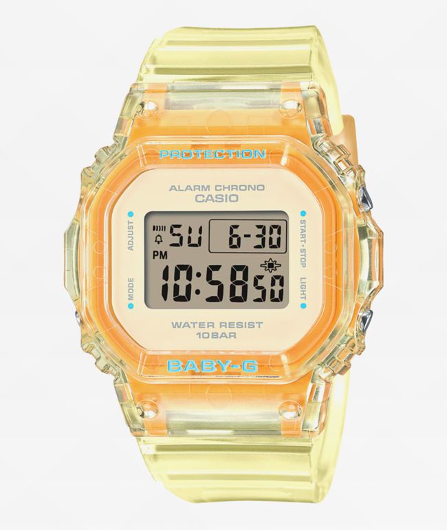 Baby g shock clear best sale