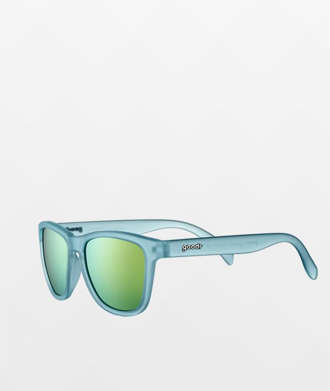 goodr Sunbathing With Wizards Blue & Gold Sunglasses - goodr