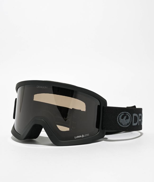Dragon DX3 L OTG Blackout & Dark Smoke Snowboard Goggles - Dragon Alliance