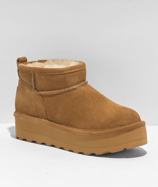 Bearpaw Retro Shorty Iced Coffee Boots - BEARPAW