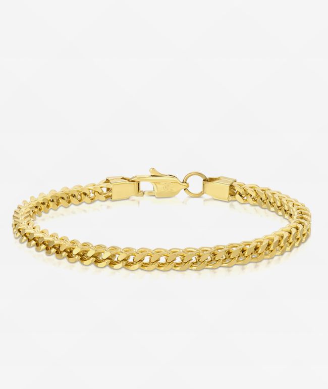 Rapper愛用【The Gold Gods】4mm FRANCO GOLD CHAINネックレス Rapper愛用【The Gold Gods】4mm FRANCO GOLD CHAINネックレス