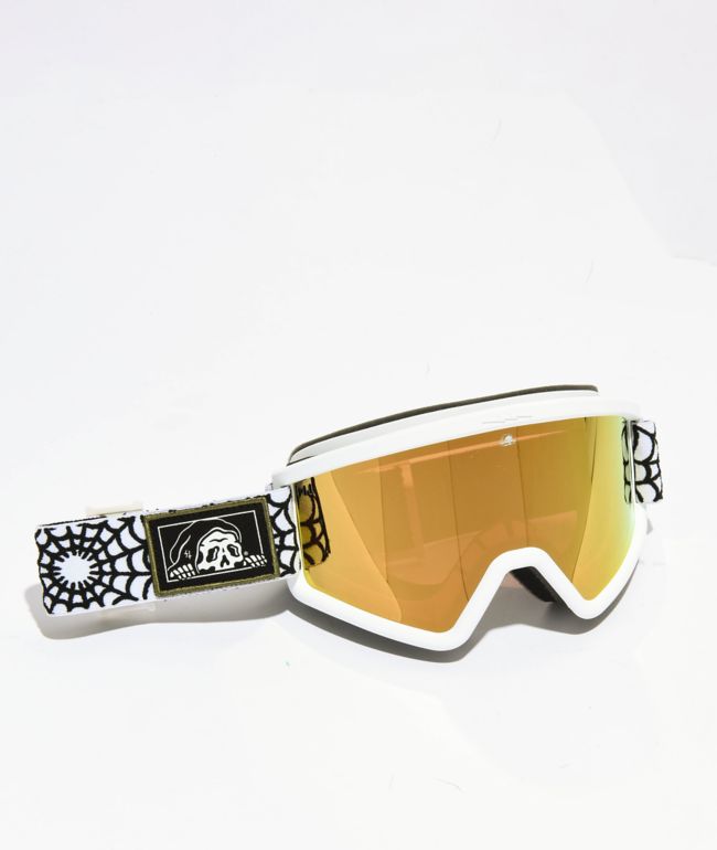 Electric x Lurking Class by Sketchy Tank Hex White Snowboard Goggles - Dogecore
