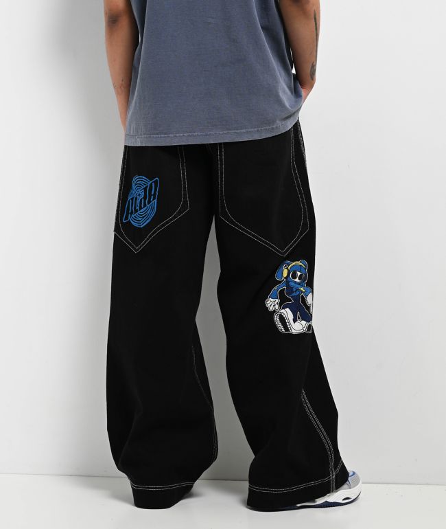 A.LAB Mega Rave Black Jeans - A.LAB