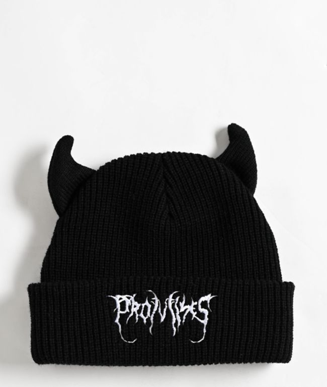Broken Promises Red Horn Beanie | Zumiez