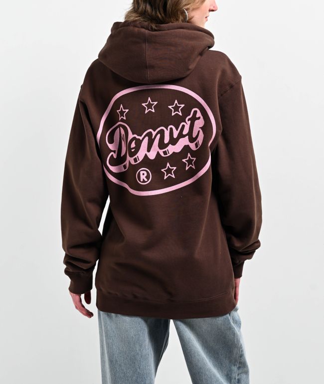 Donut 21 Logo Heather Grey Zip Hoodie Zumiez