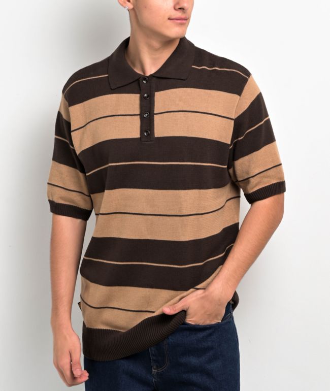 FB County Charlie Brown & Tan Polo Shirt - FB County