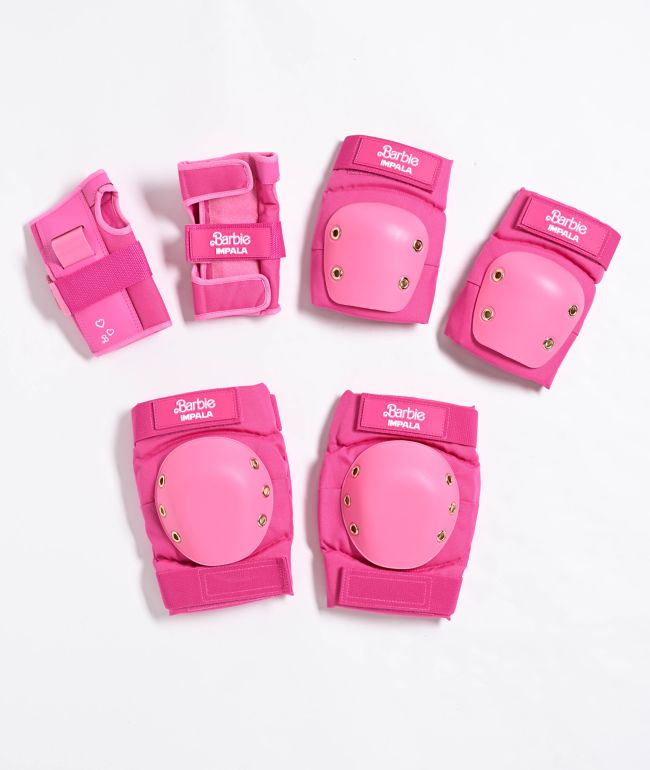 Impala x Barbie 3 Pack Pink Protective Pads - Impala Rollerskates