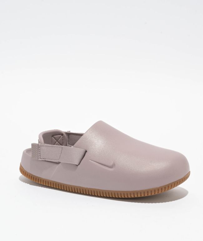 Nike Calm Light Violet Ore & Gum Mule Sandals - Nike